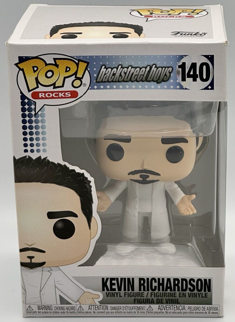 Vaulted Funko Pop! Rocks #140 BSB Backstreet Boys Kevin Richardson Vinyl Figure